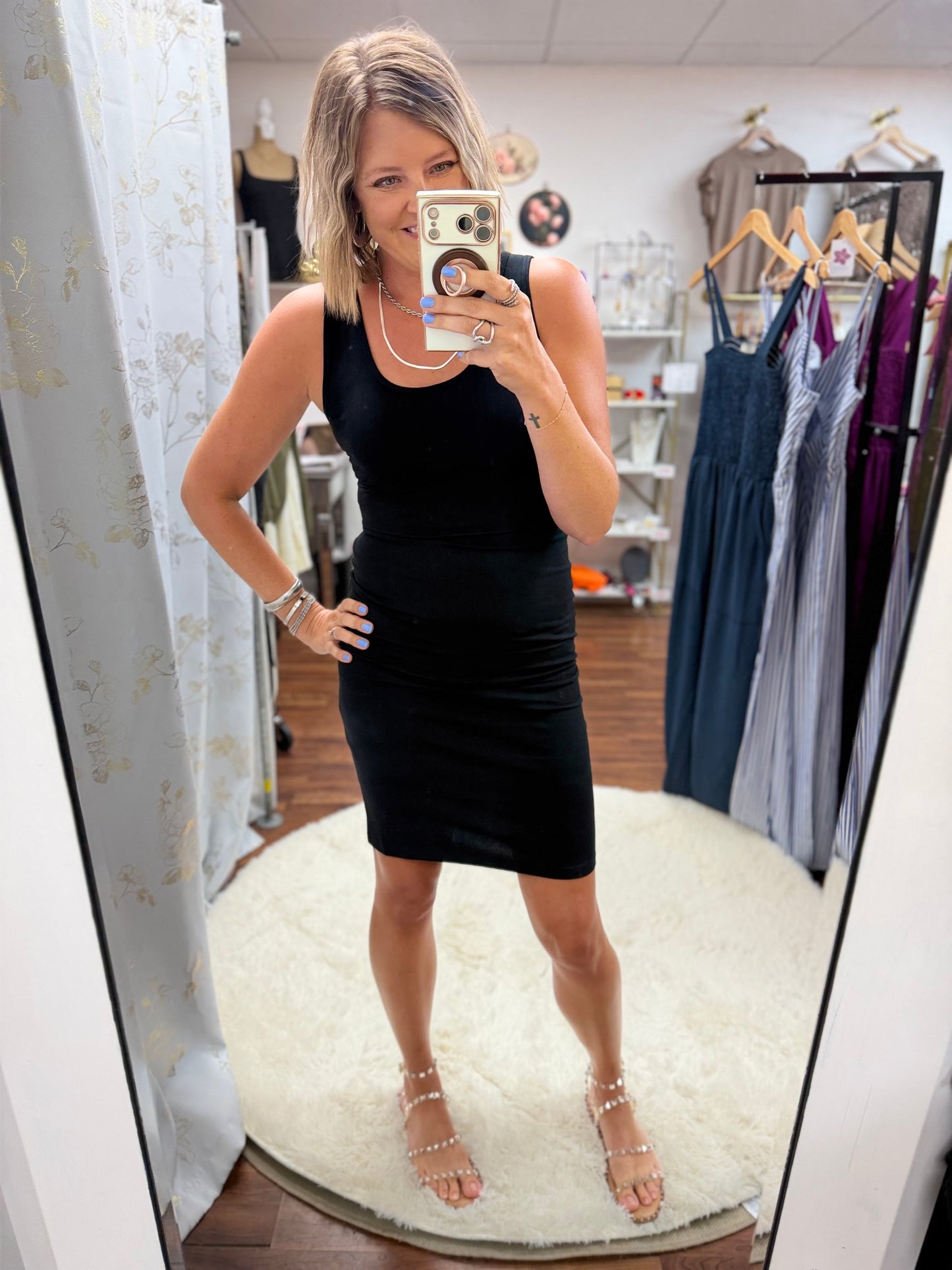 Black Midi Dress