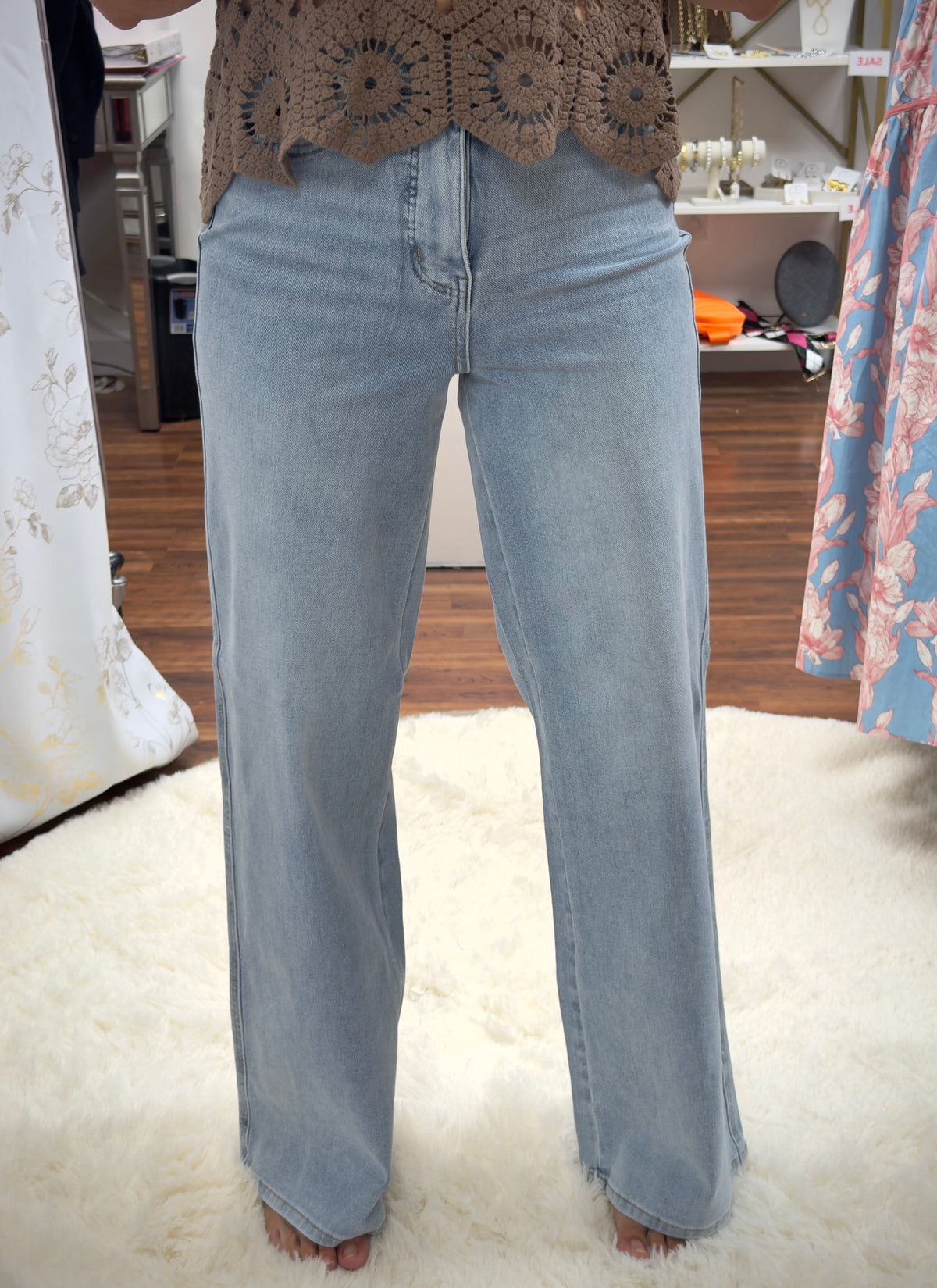 Judy Blue High-Waisted Retro Wide-Leg Jeans