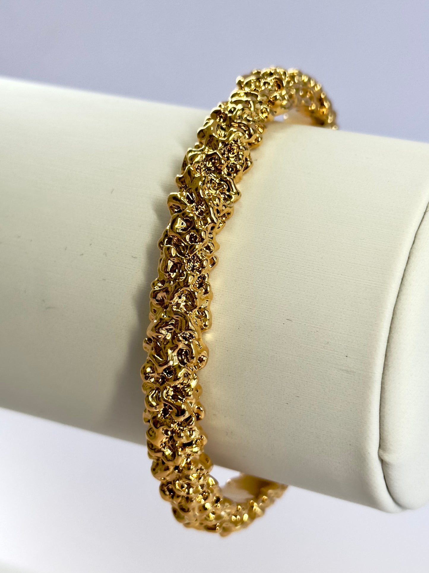 Hammered Gold Cuff