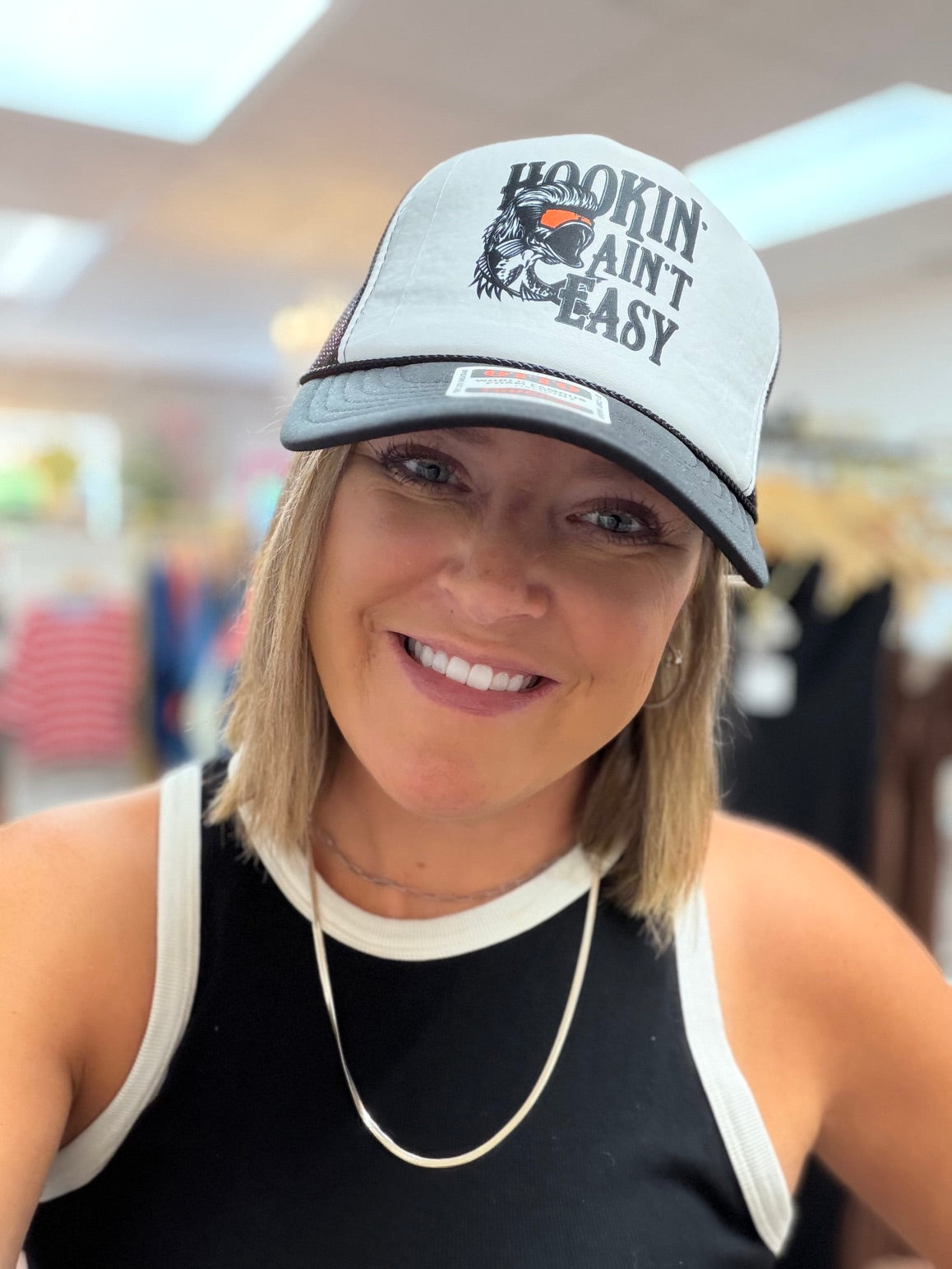 Hookin Ain't Easy Baseball Cap