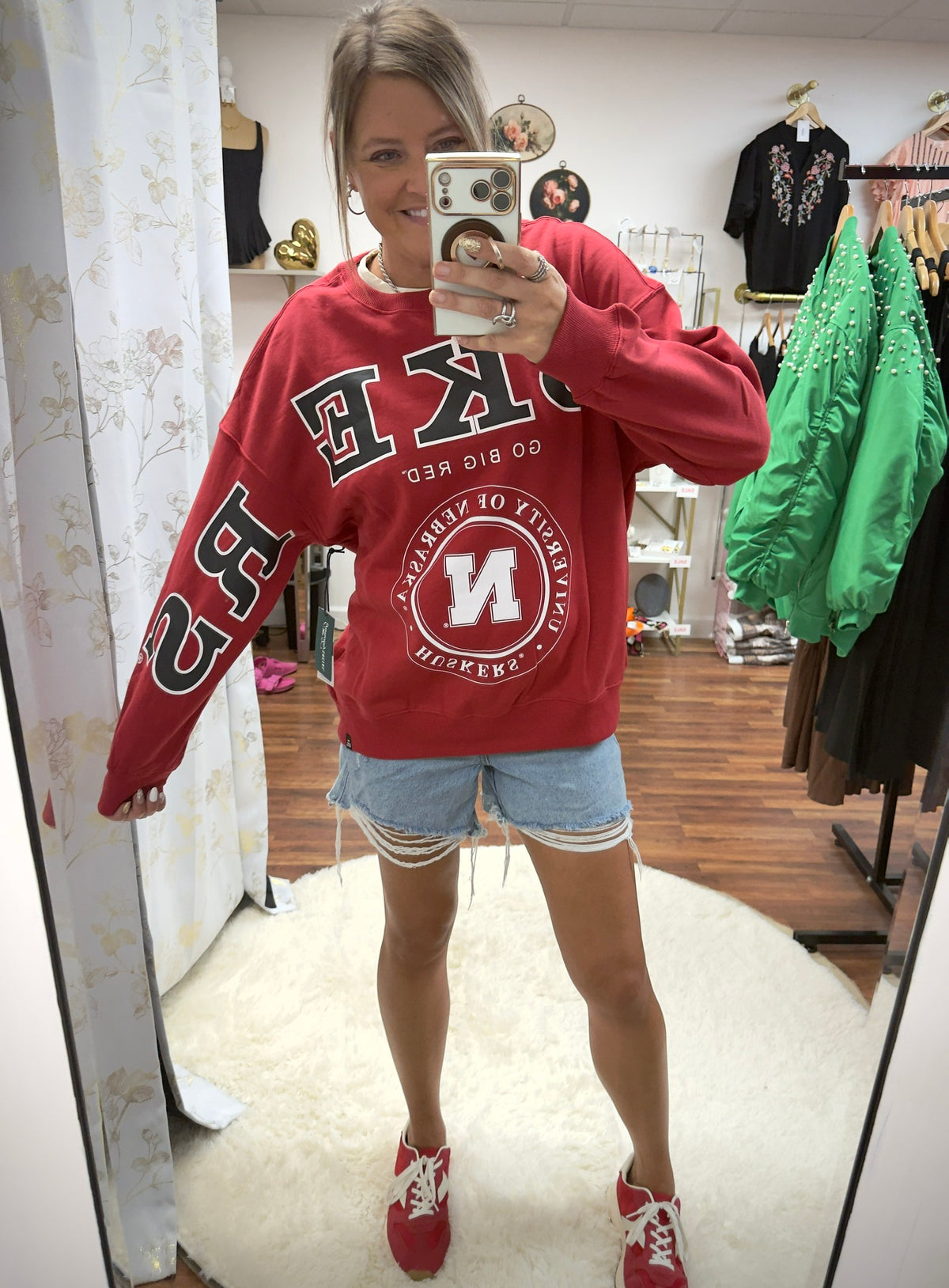 Red Husker Sweatshirt
