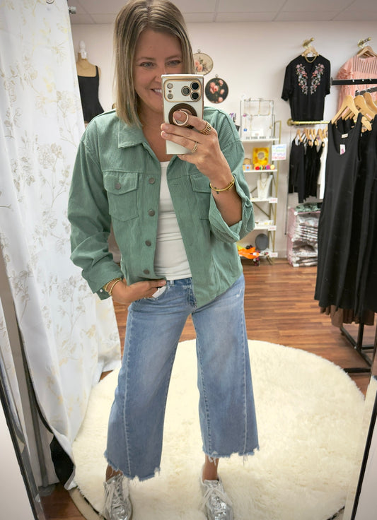 Green Corduroy Jacket