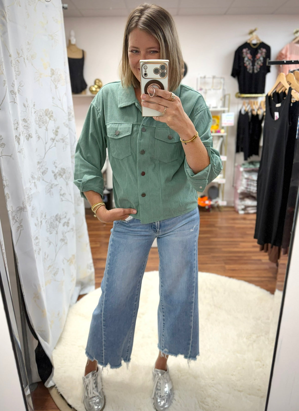 Green Corduroy Jacket