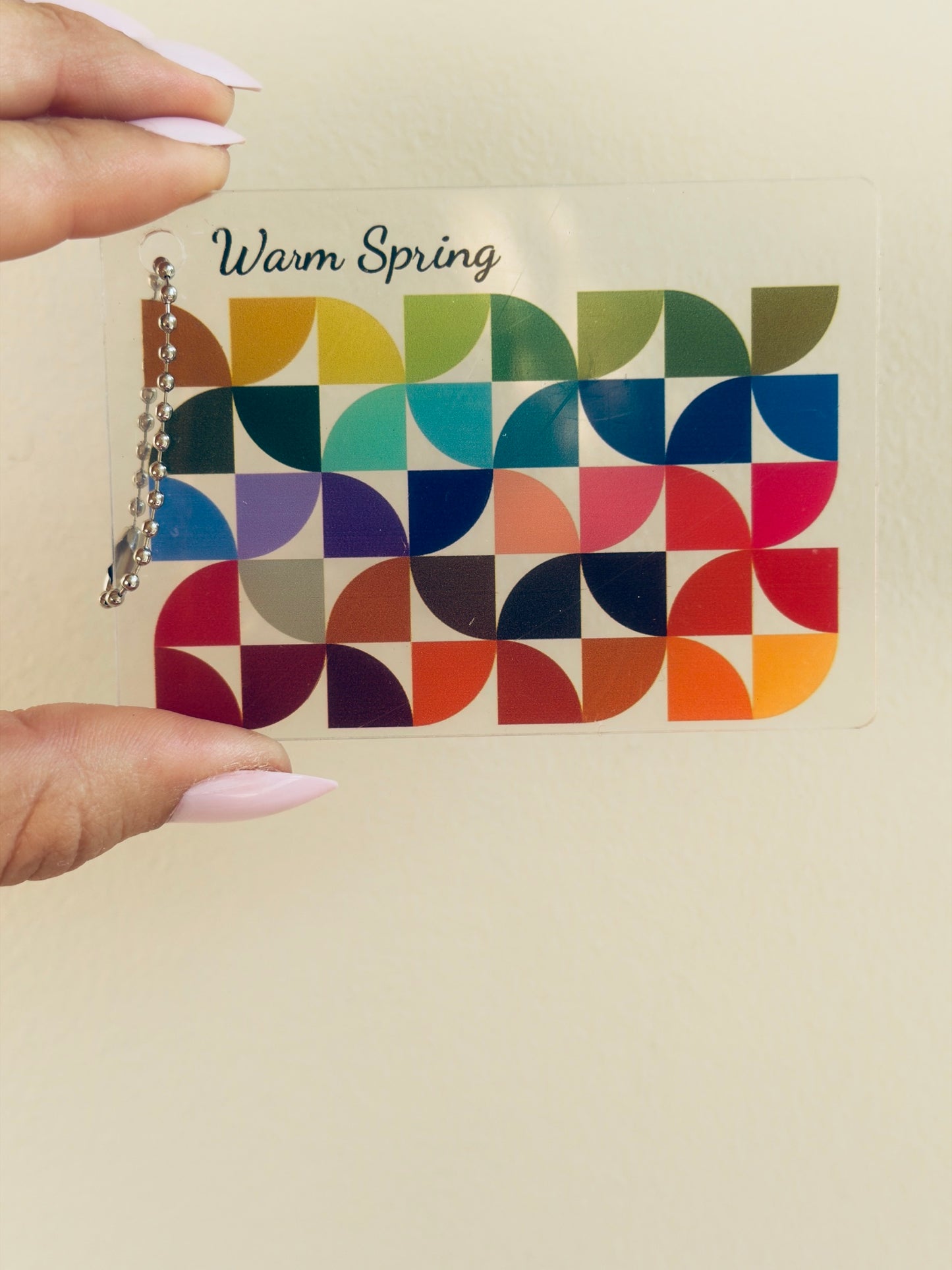 Warm Spring Keychain
