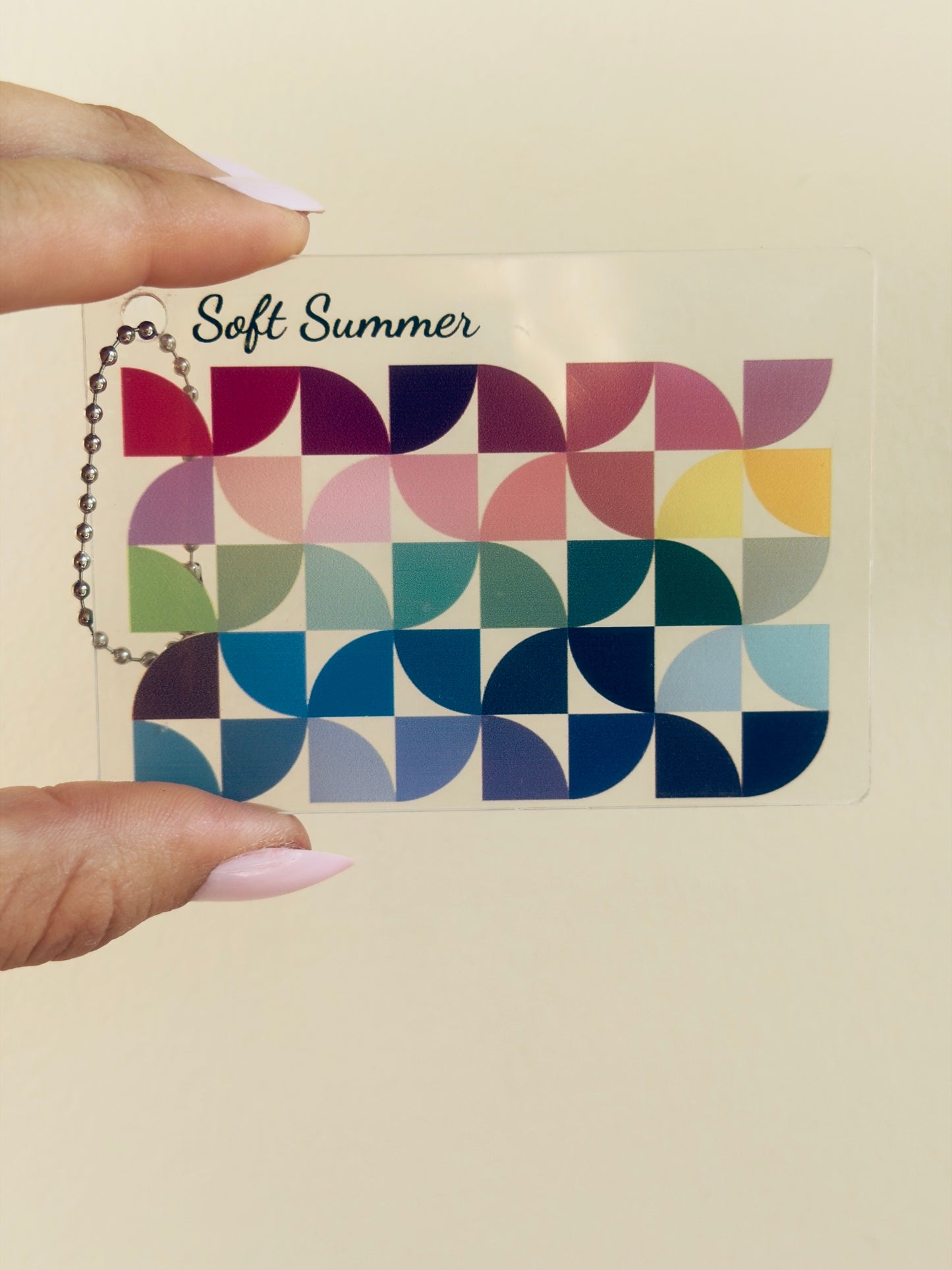 Soft Summer Keychain