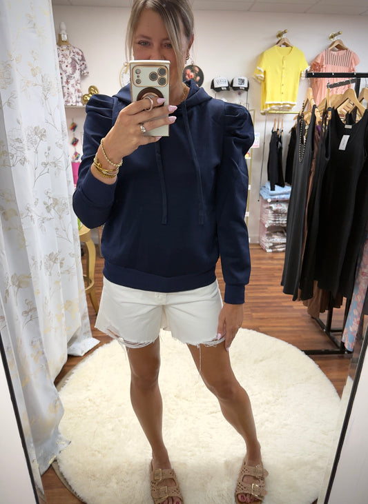Puff Sleeve Hoodie