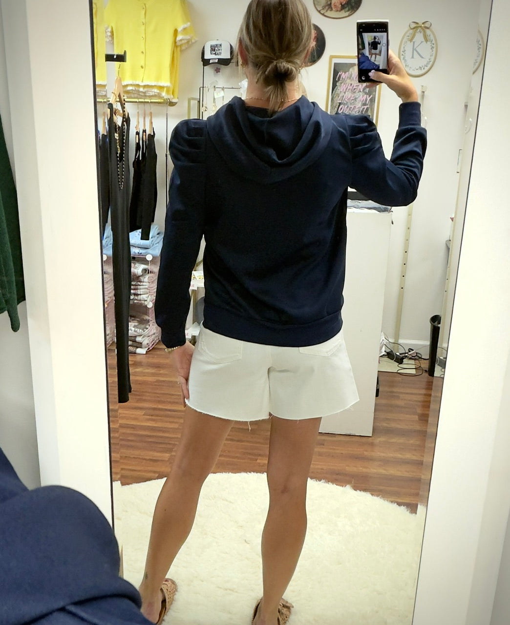 Puff Sleeve Hoodie