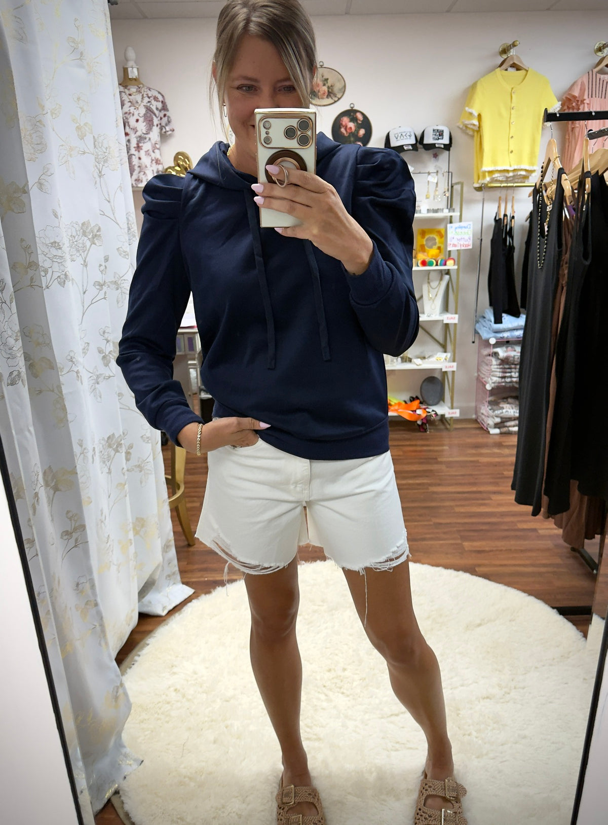 Puff Sleeve Hoodie