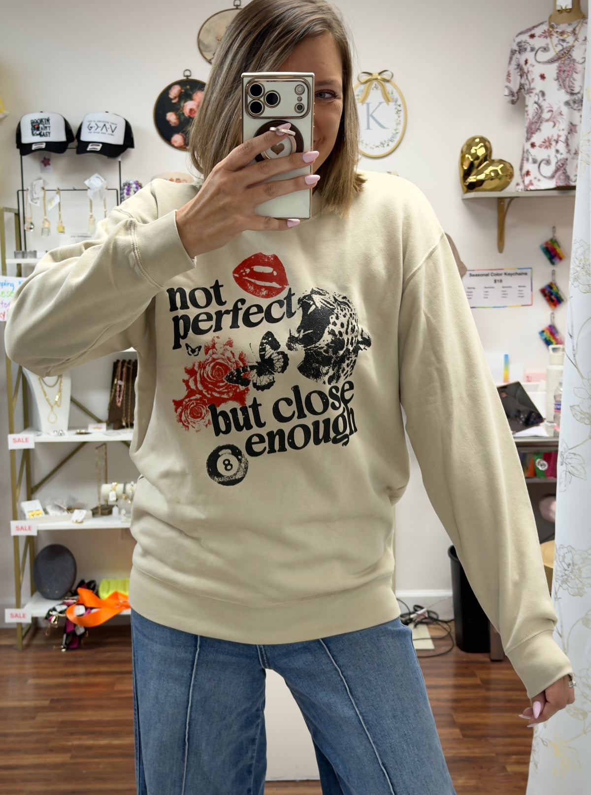 Not Perfect Sweatshirt
