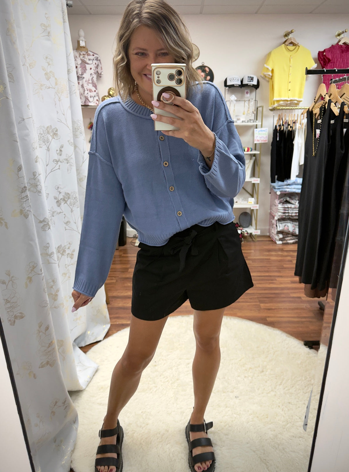 Dusty Blue Cardigan