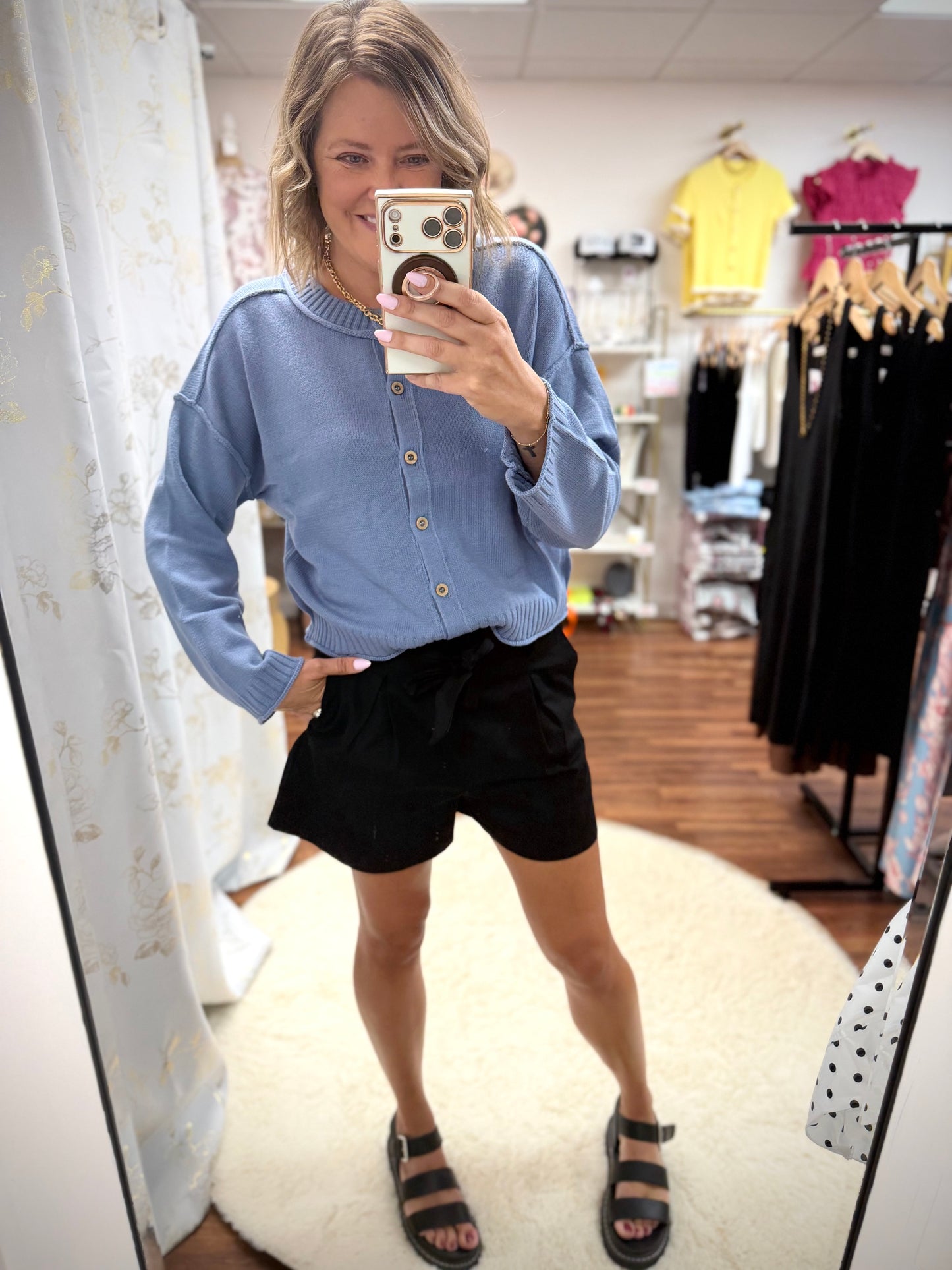 Dusty Blue Cardigan