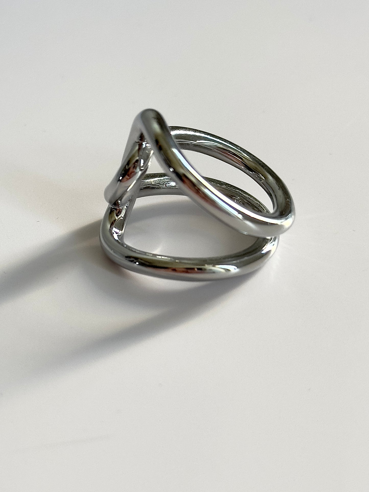 Interlock Silver Ring