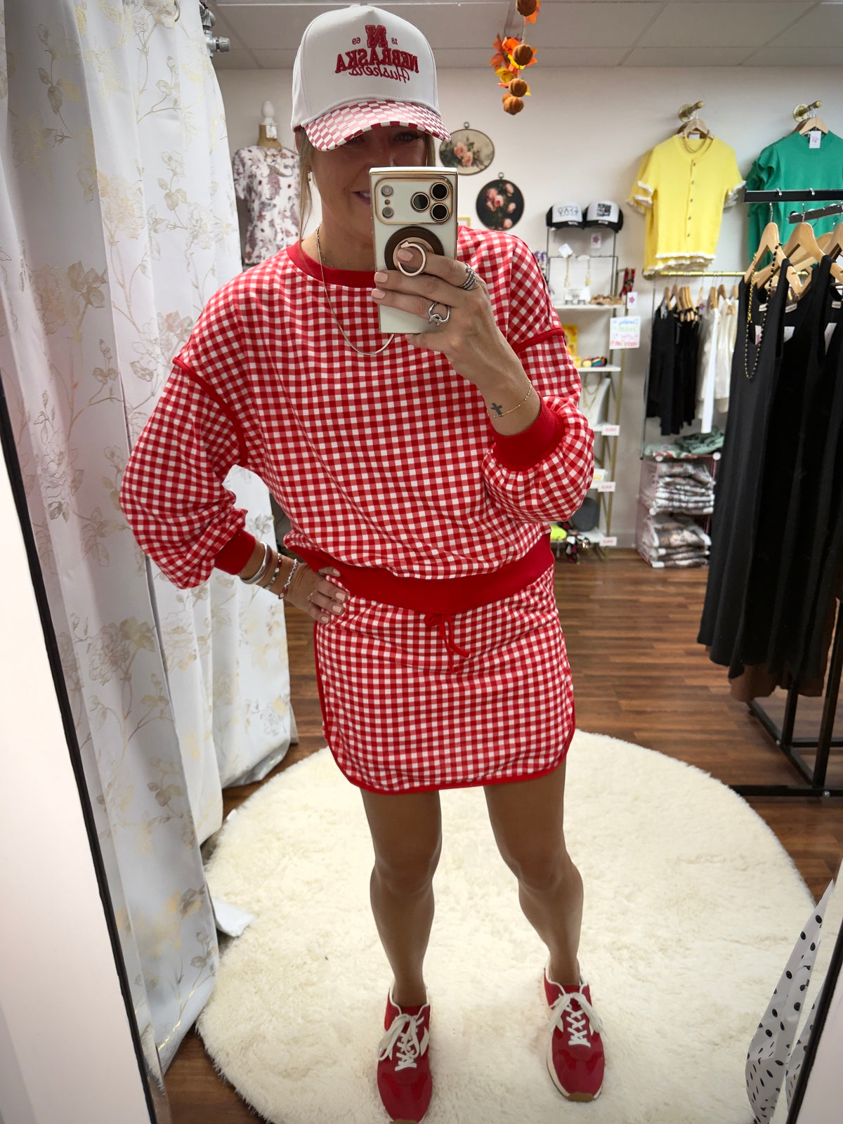 Gingham Matching Set