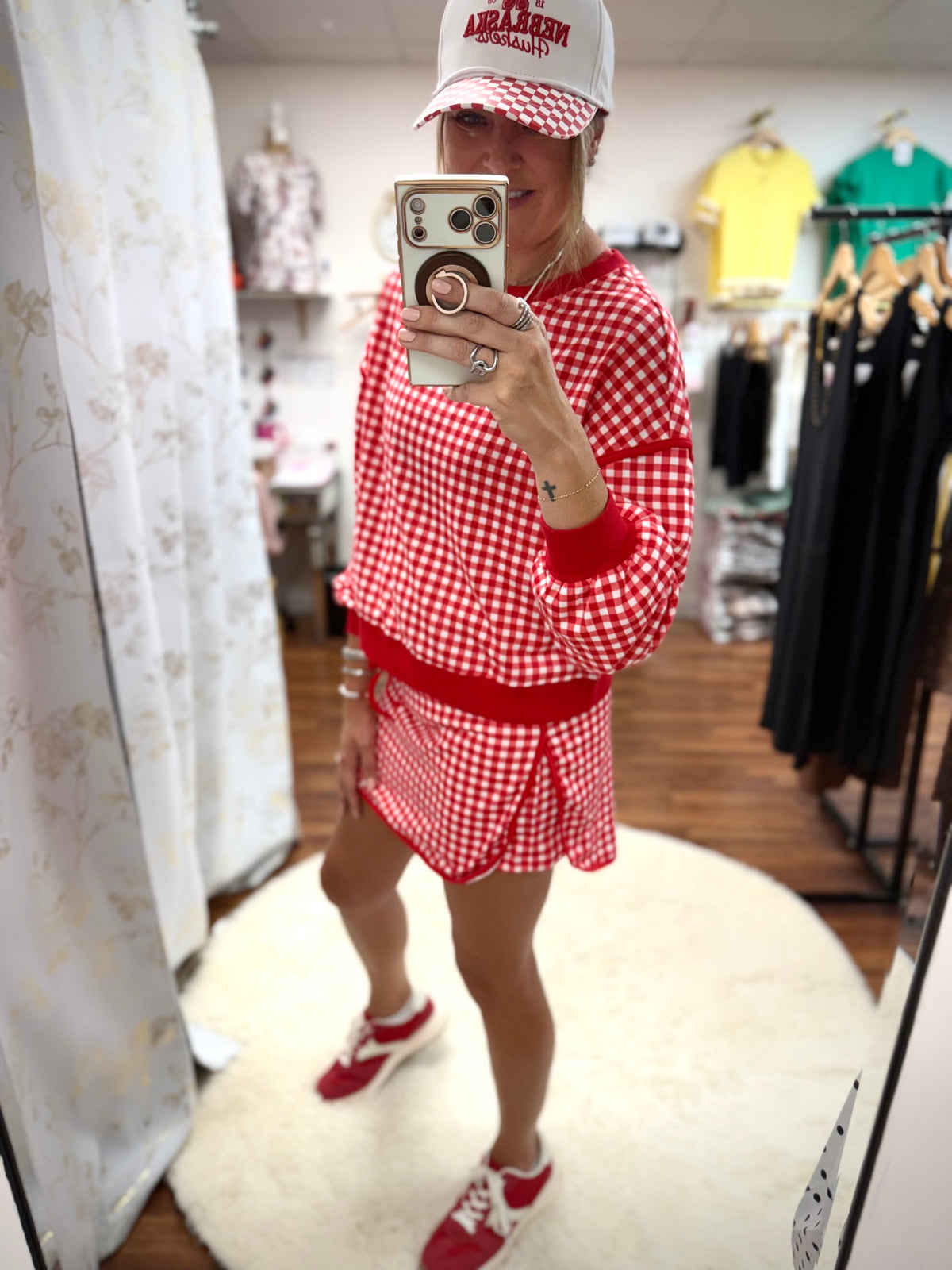 Gingham Matching Set