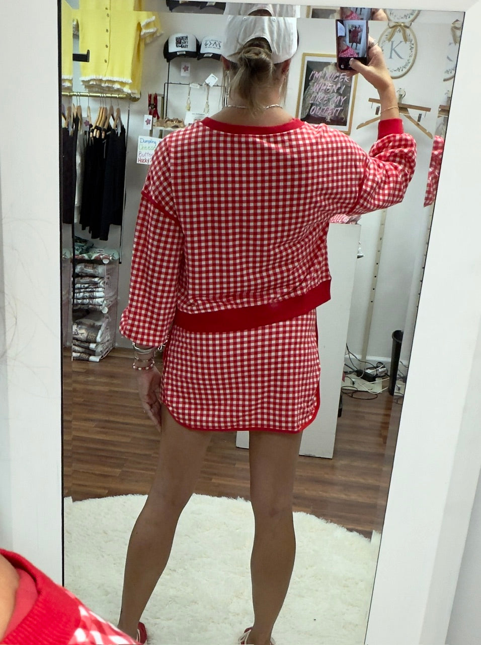 Gingham Matching Set
