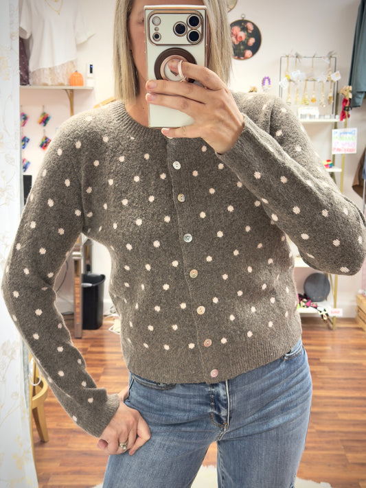 Polka Dot Cardigan