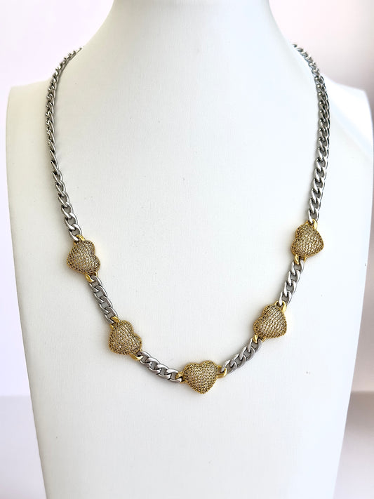 Chain of Hearts Necklace