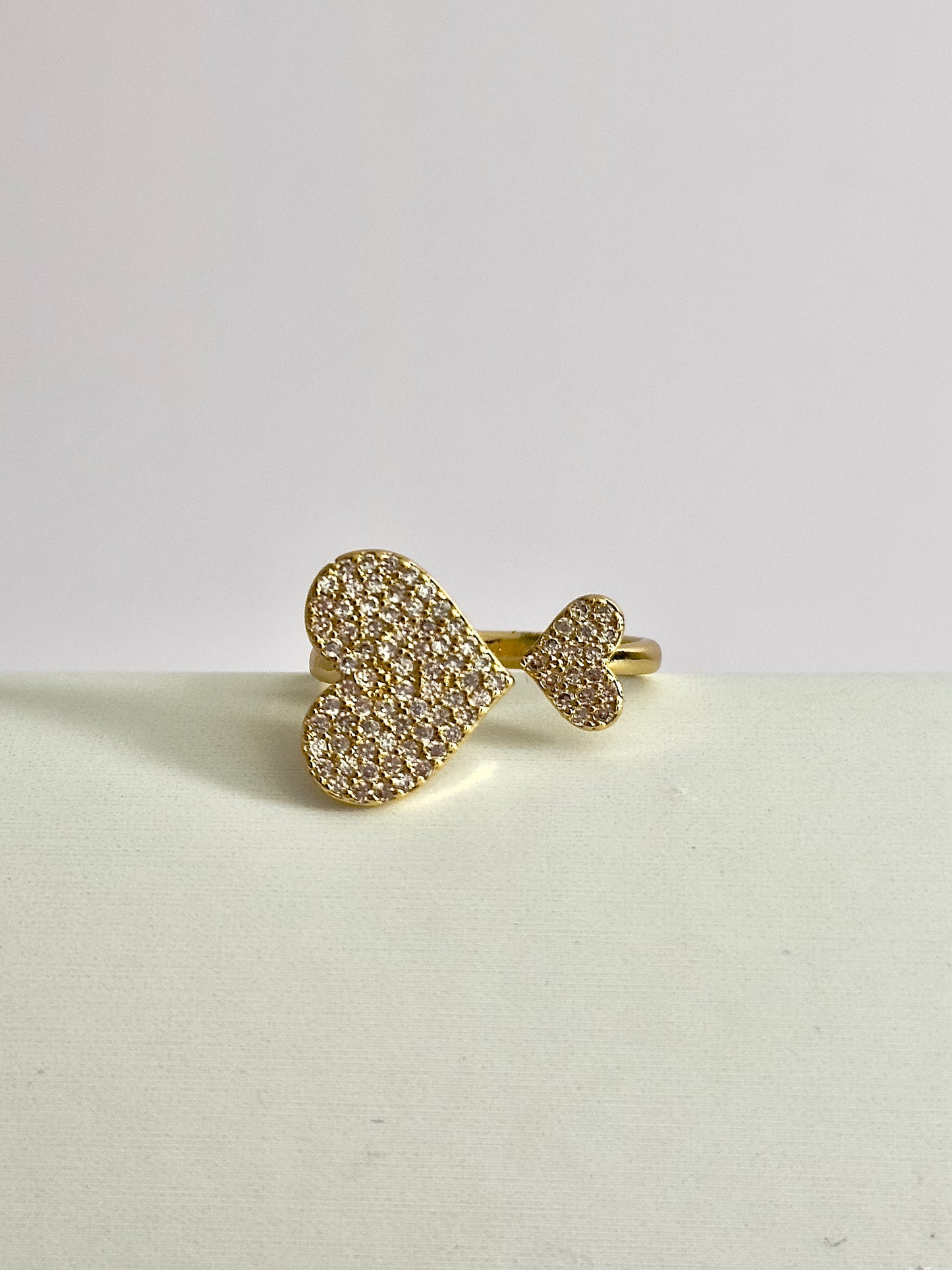 Double Heart Ring