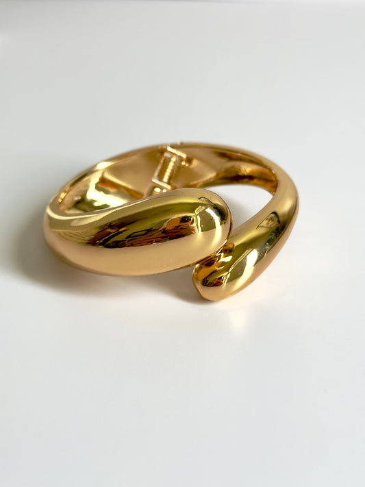 Gold Hinged Bracelet