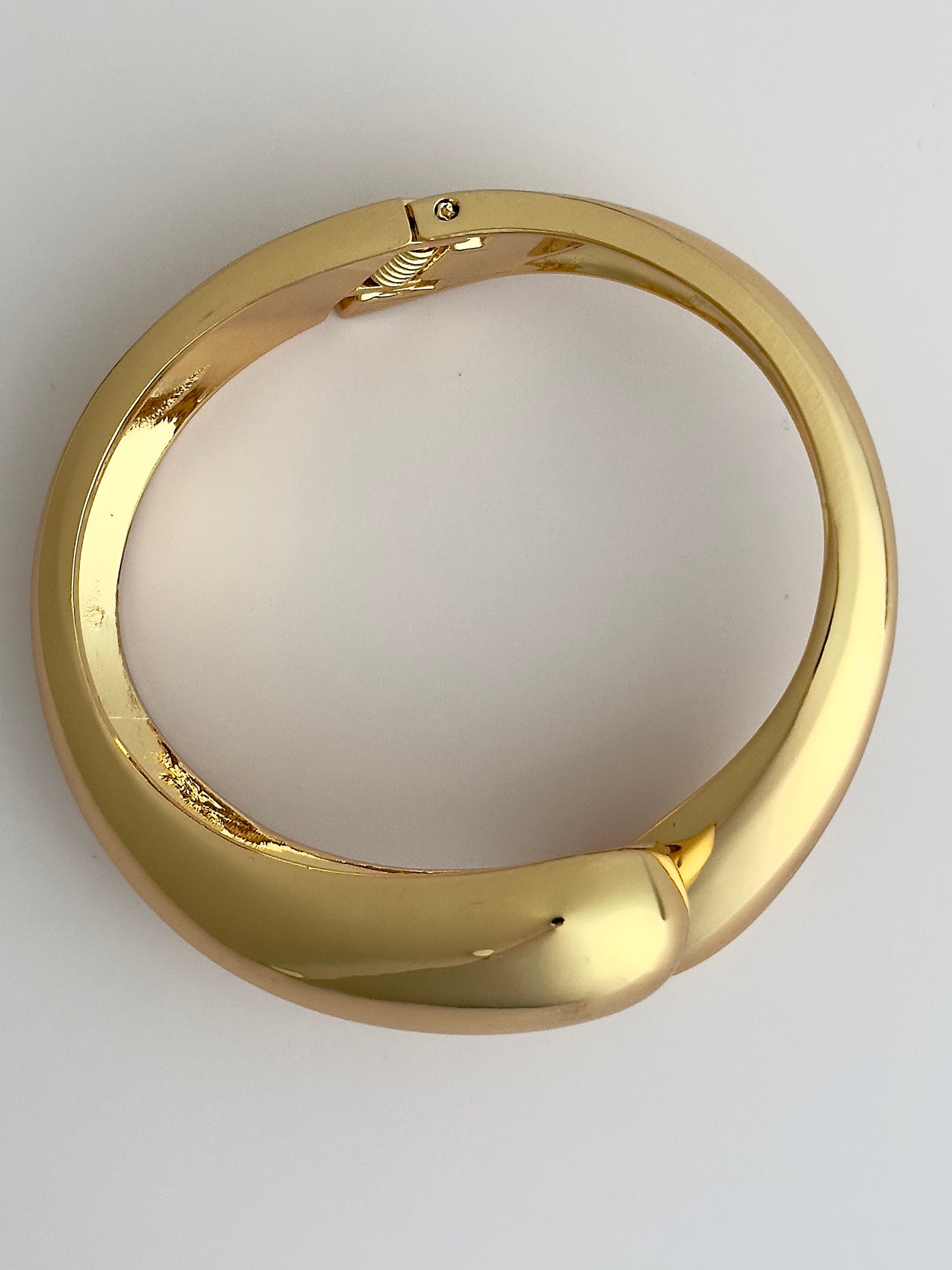 Gold Hinged Bracelet