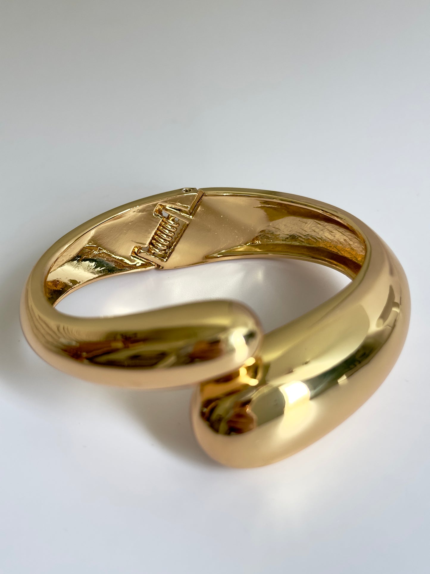 Gold Hinged Bracelet