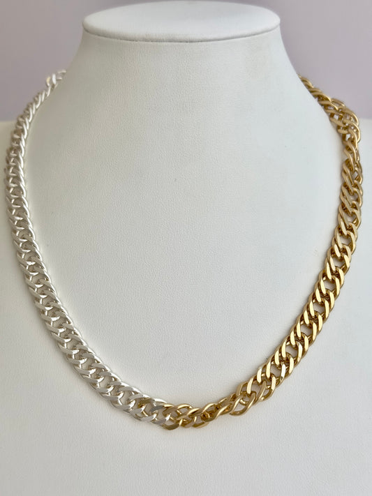Two Tone Chain Necklace