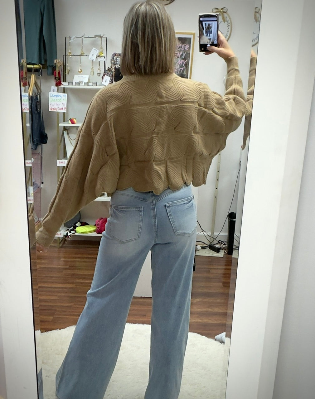 Scallop Loose Fit Sweater
