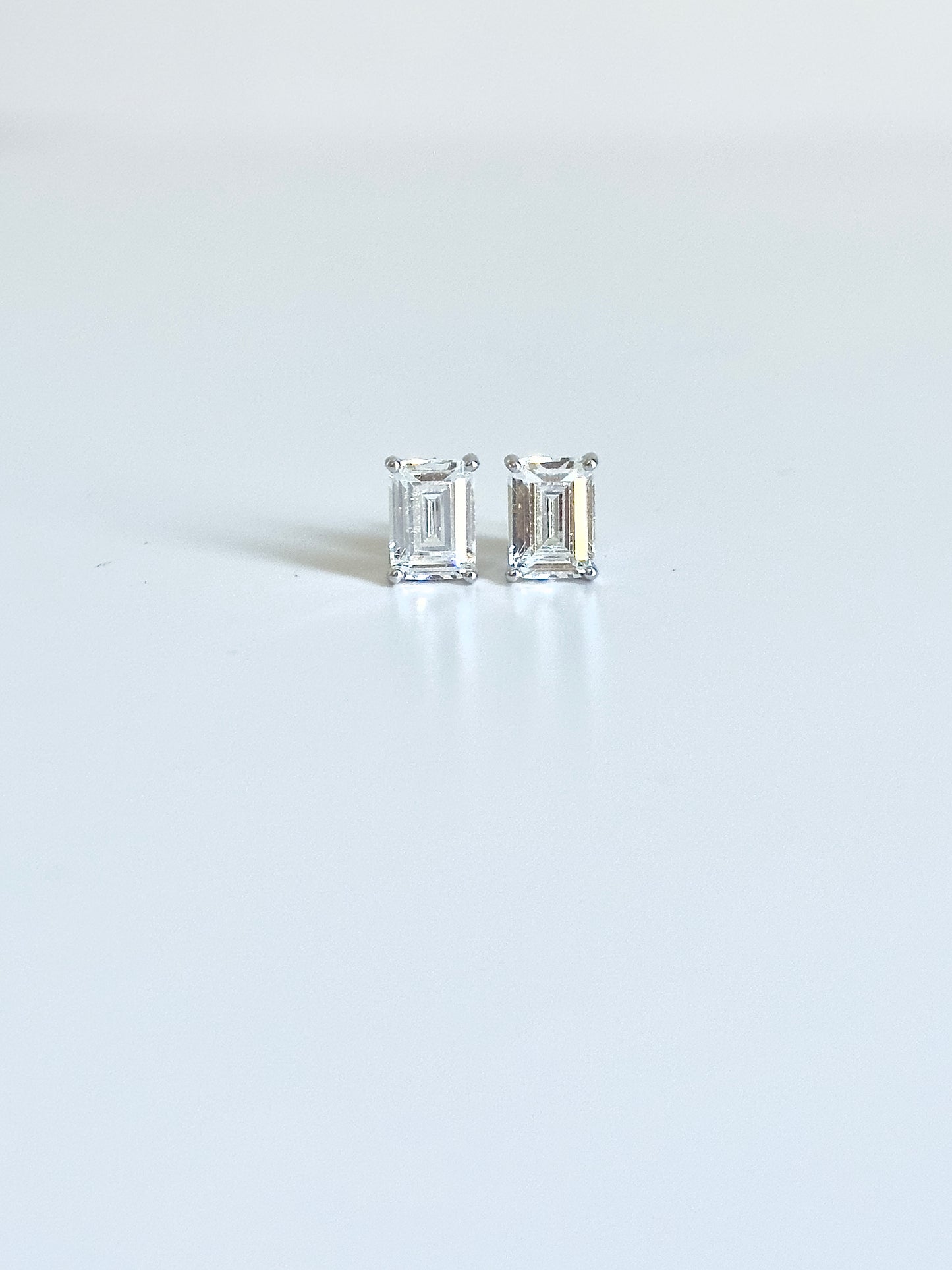Silver Prism Stud