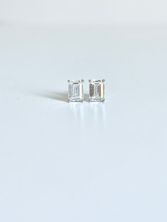 Silver Prism Stud