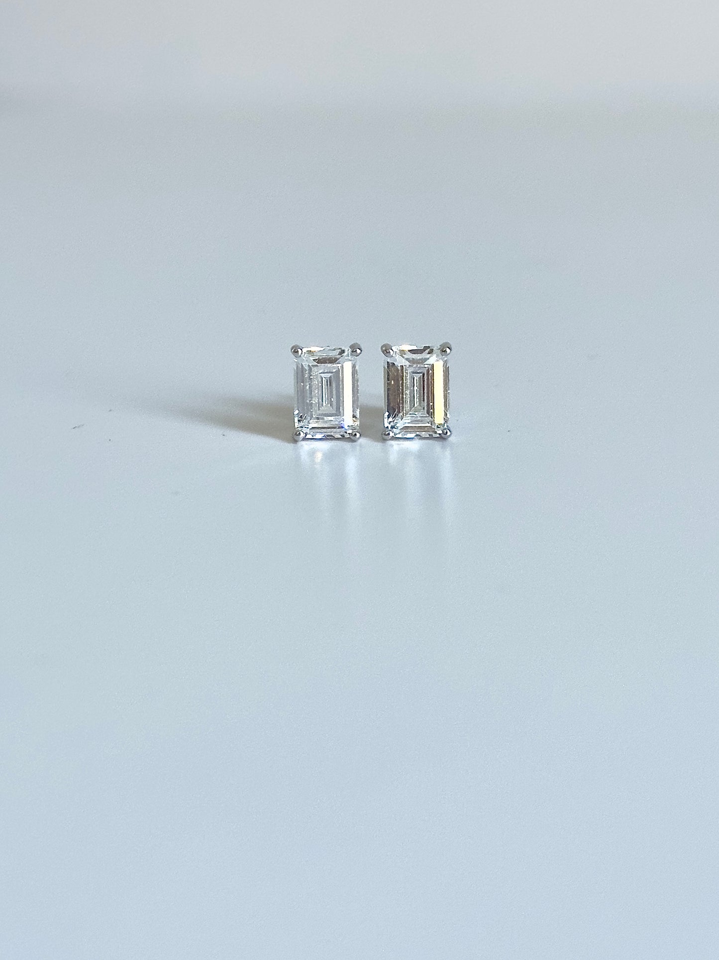 Silver Prism Stud