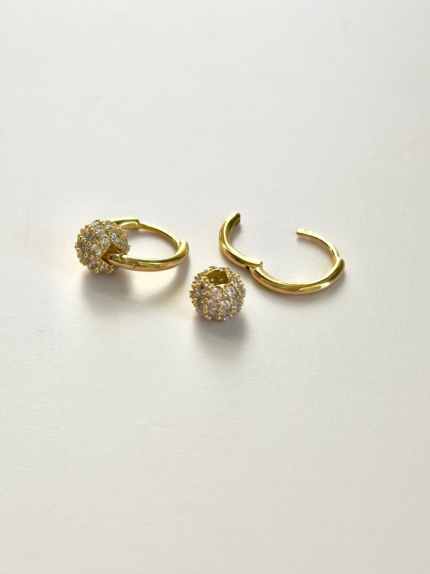 Bling Huggie Earrings