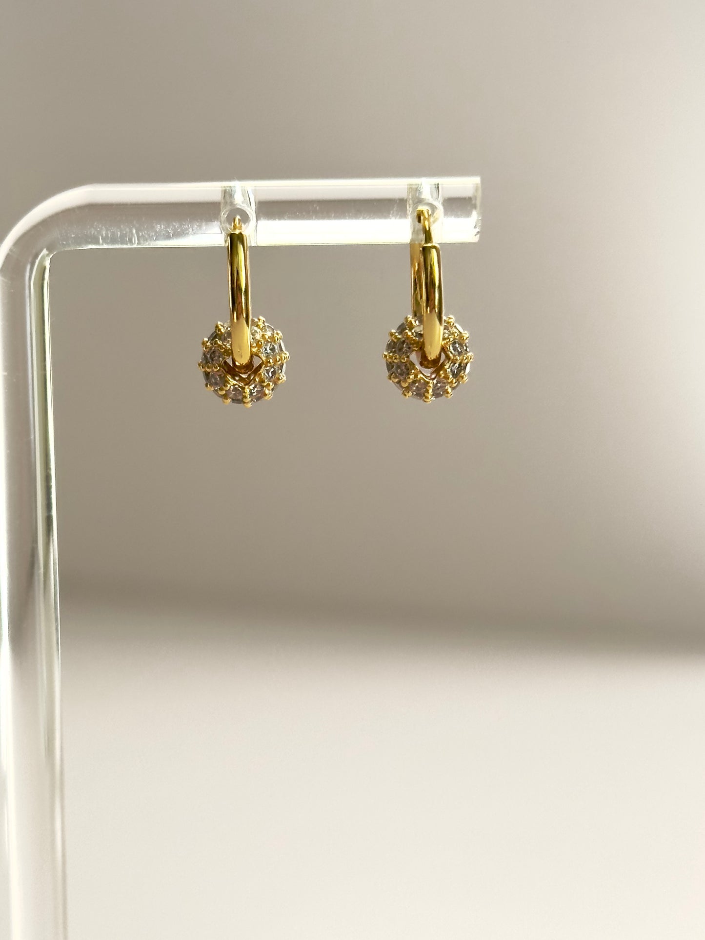 Bling Huggie Earrings