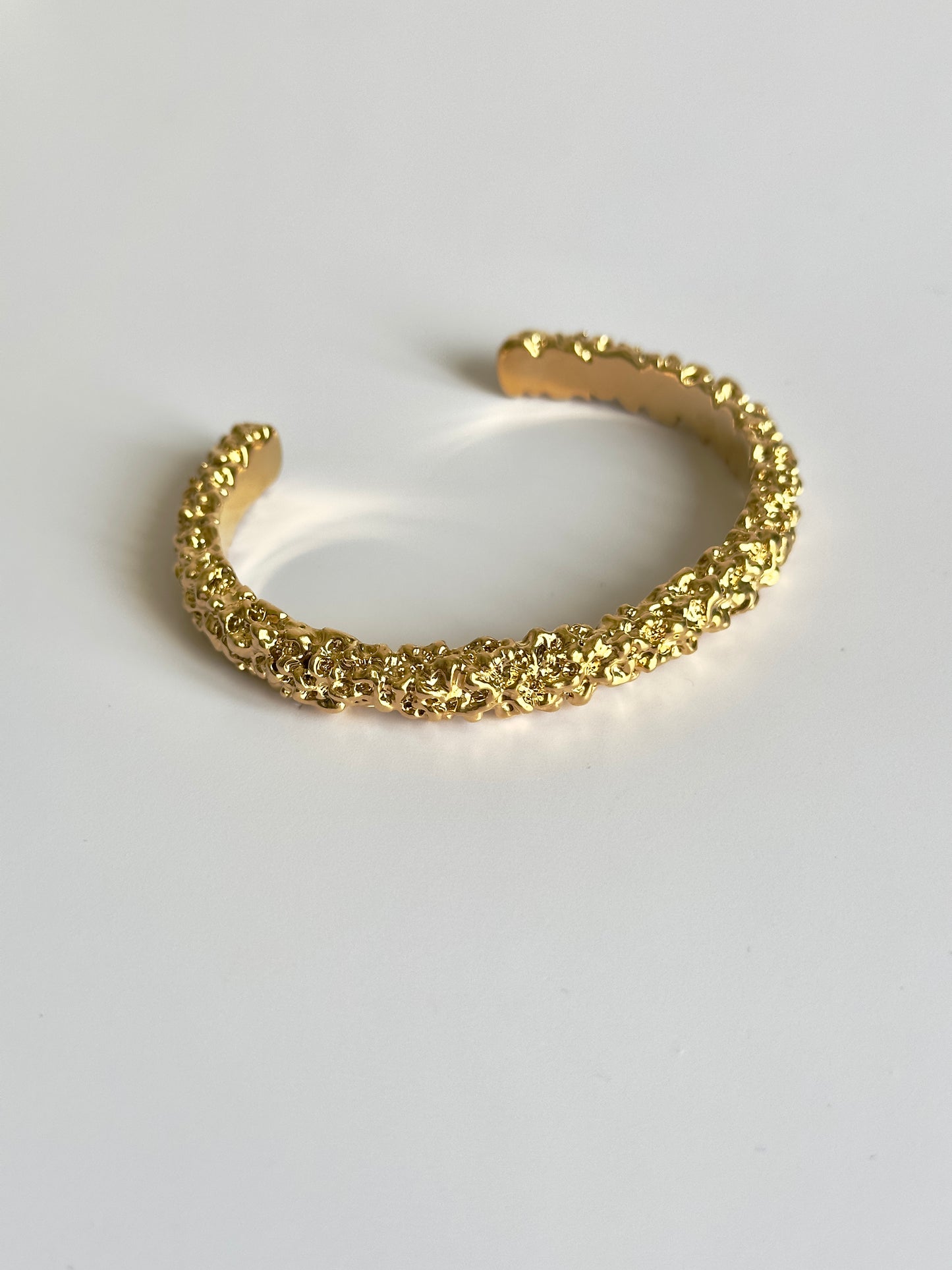Hammered Gold Cuff