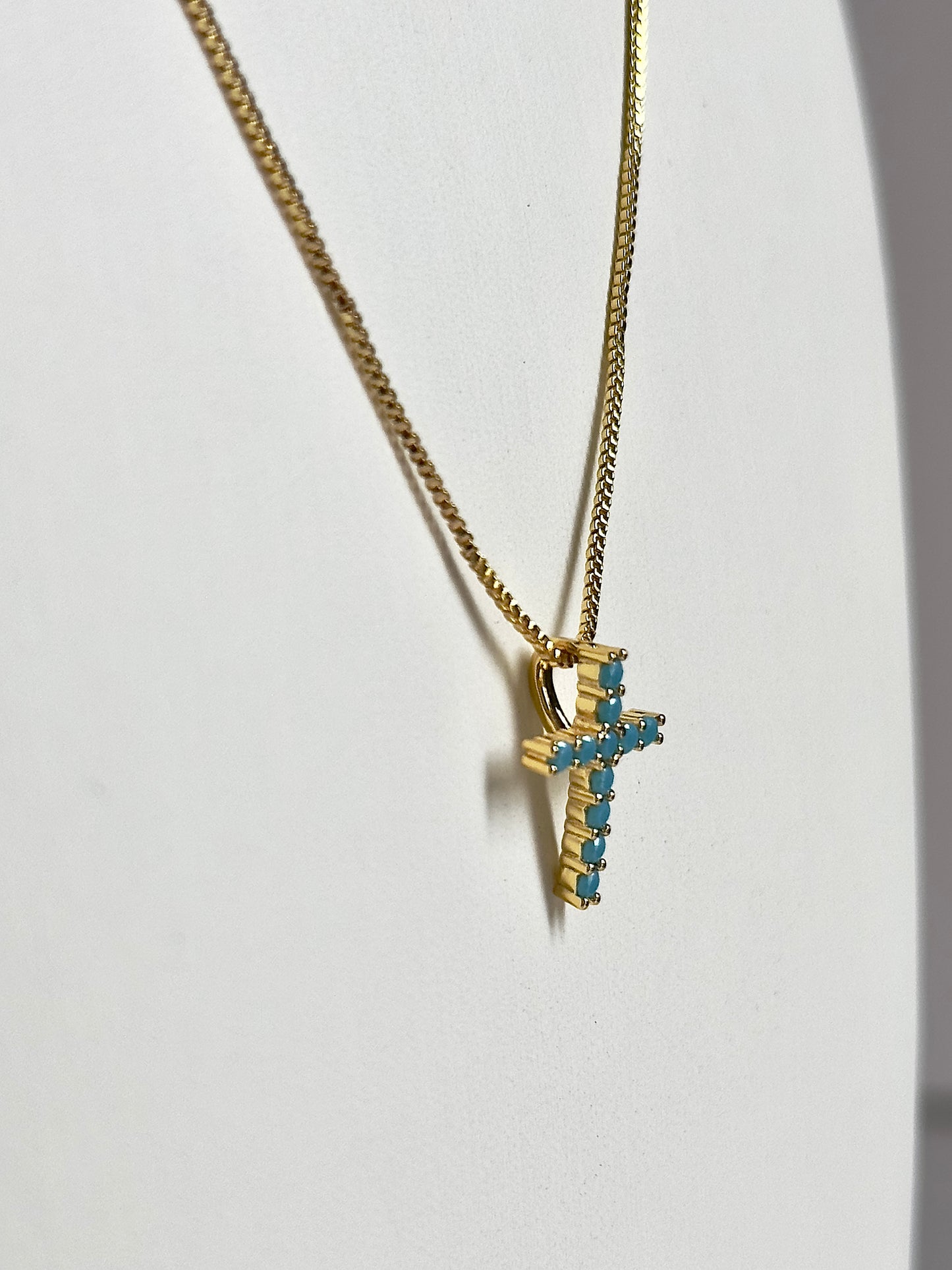 Turquoise Cross Necklace