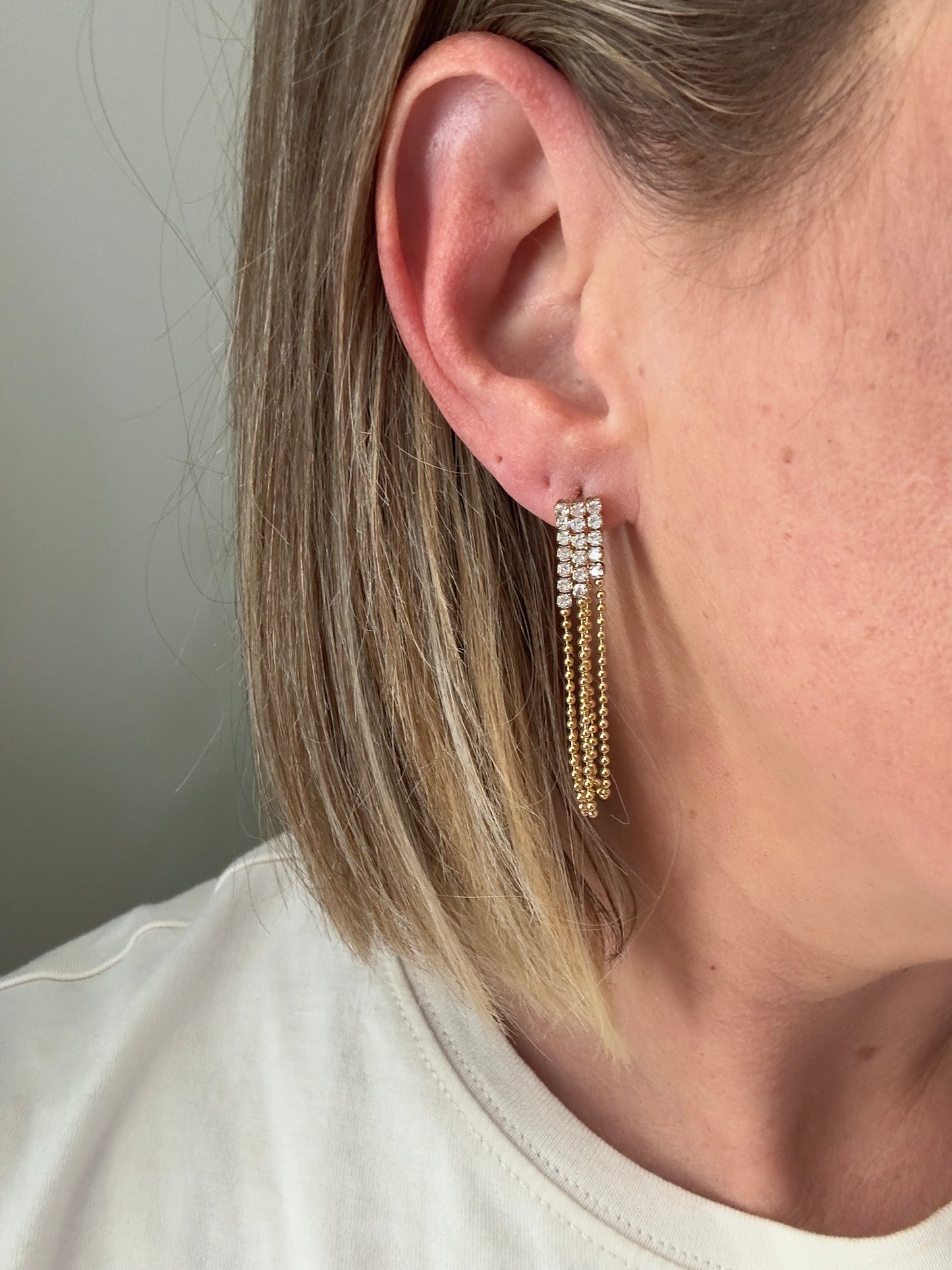 Bead Drop Earring