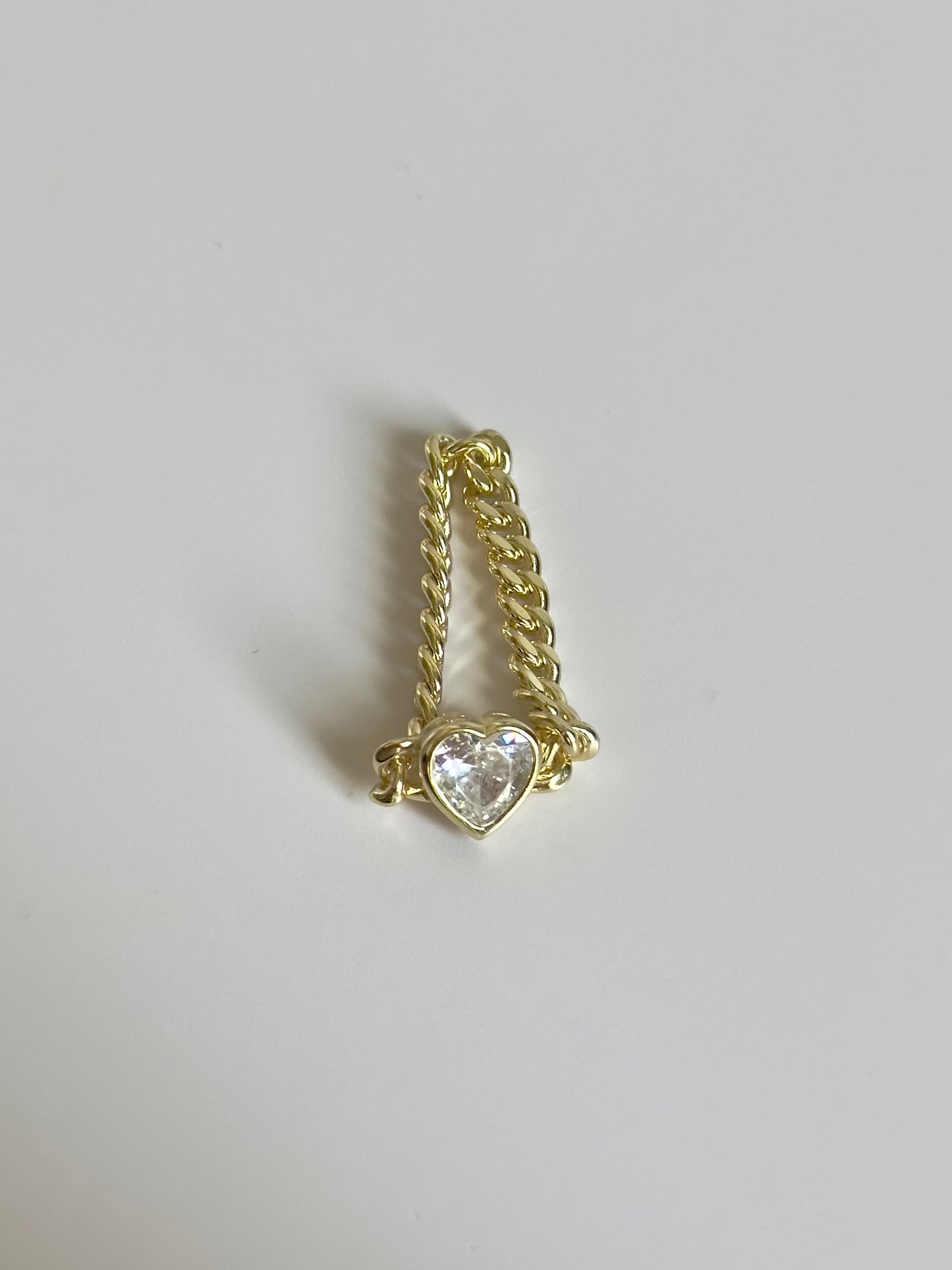 Heart Chain Ring