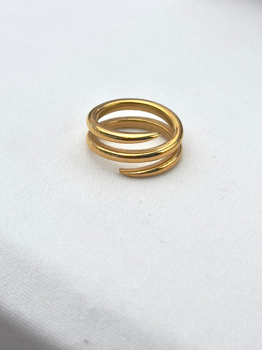 Spiral Gold Ring