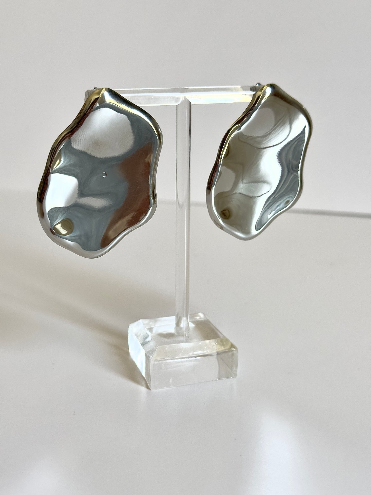 Silver Statement Earrings