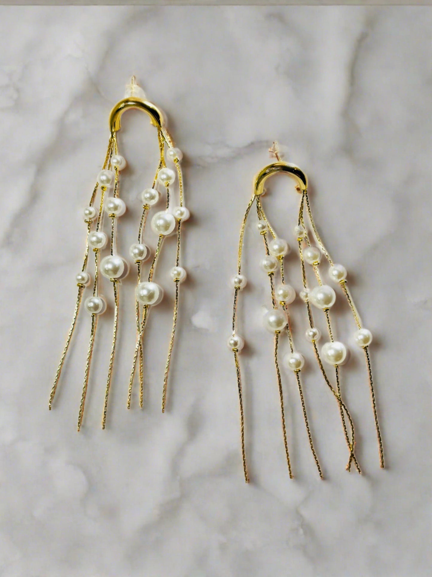 Raining Pearls Earring