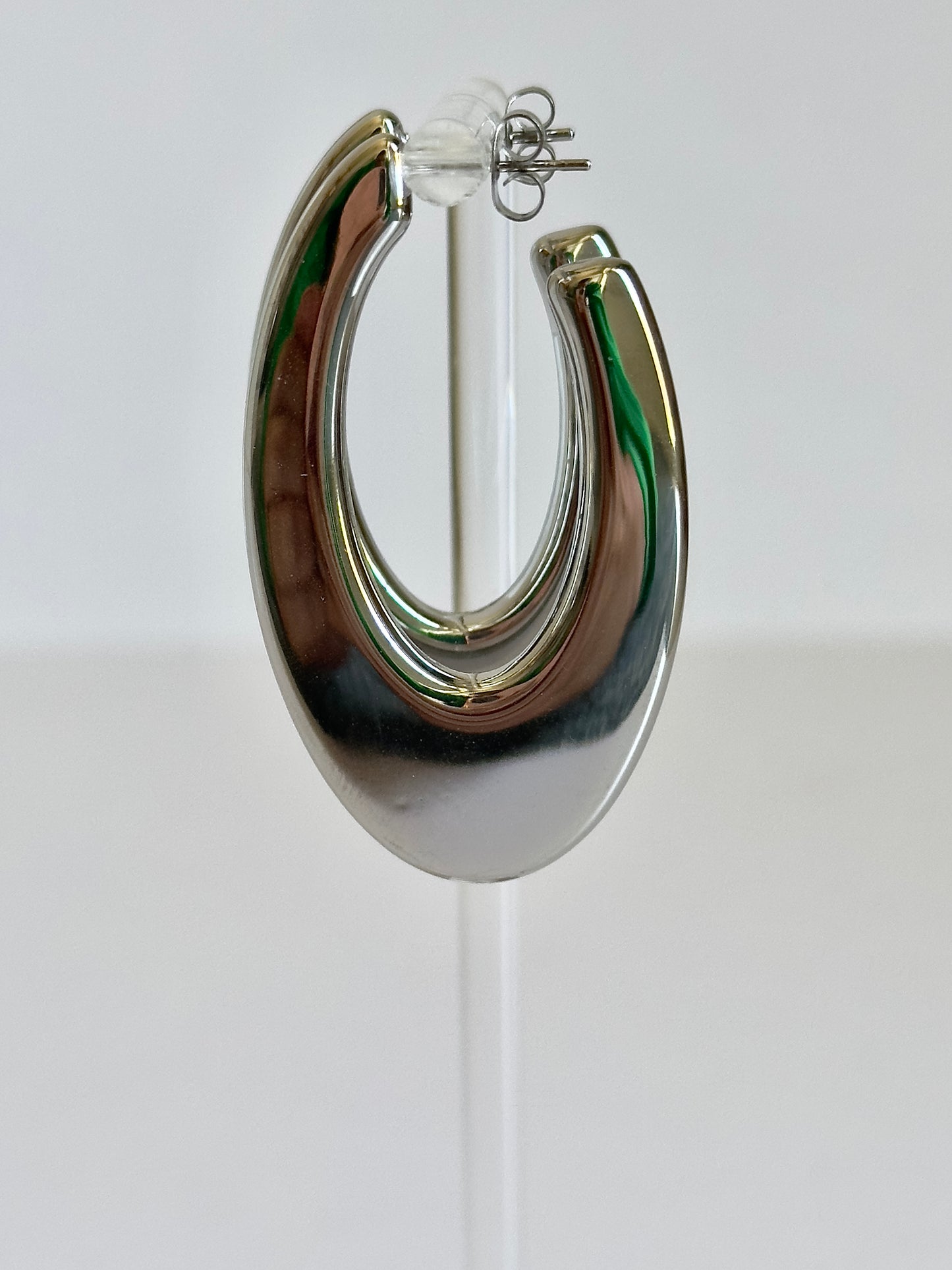 Thick Silver Owen Hoops