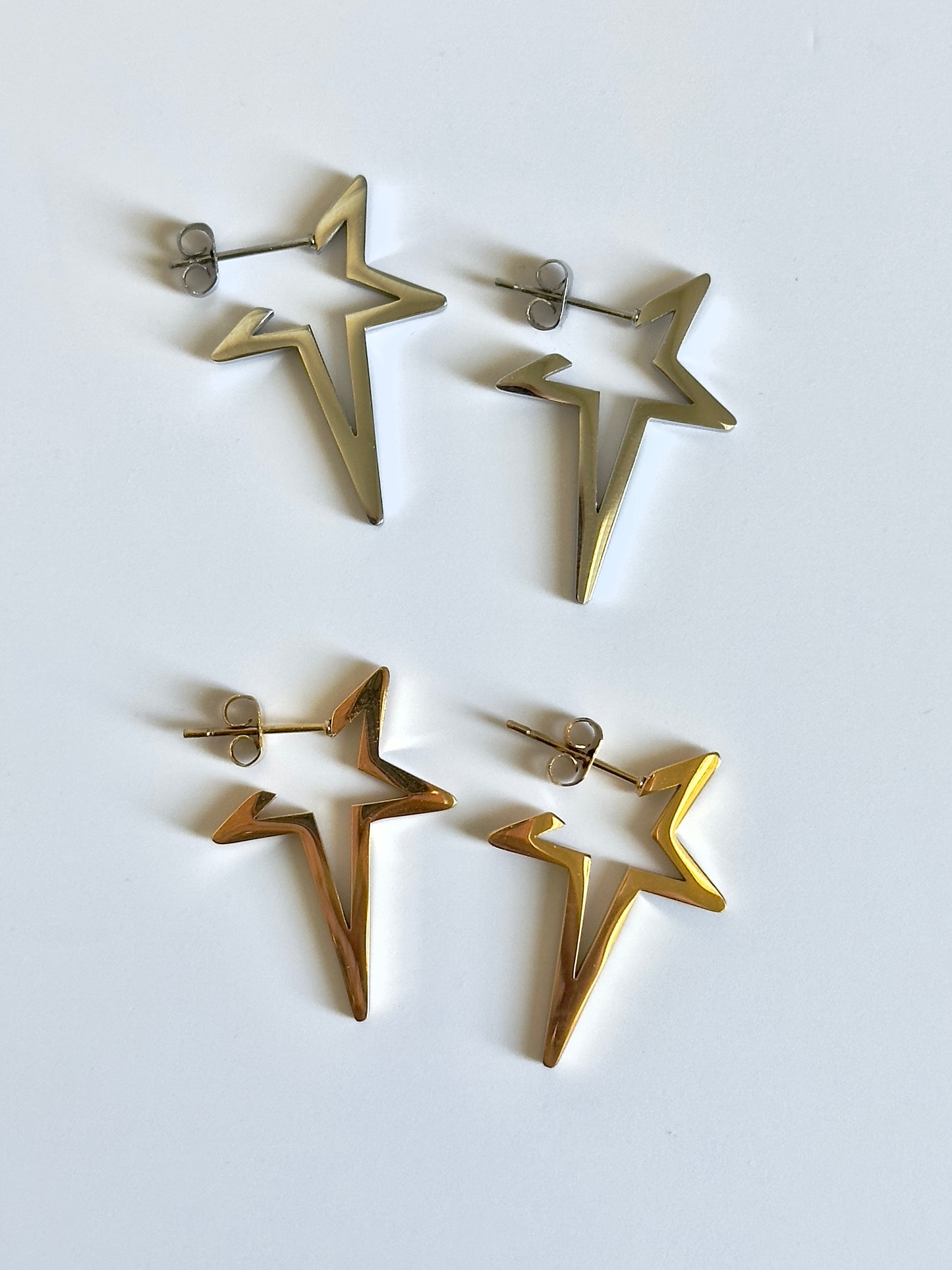 Silver Star Studs