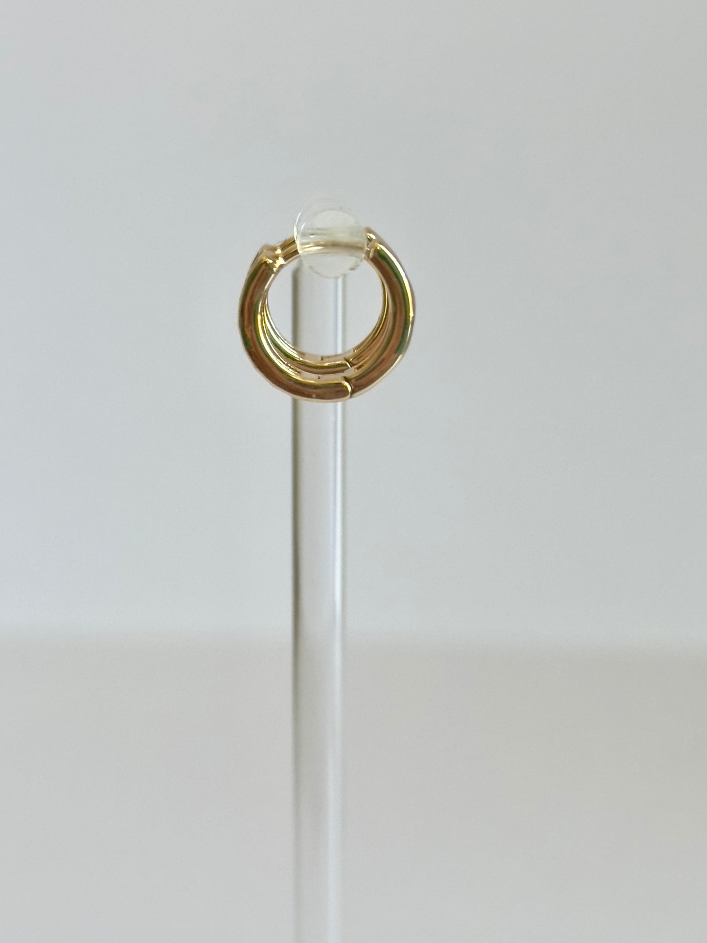 Blue White Checkered Huggie