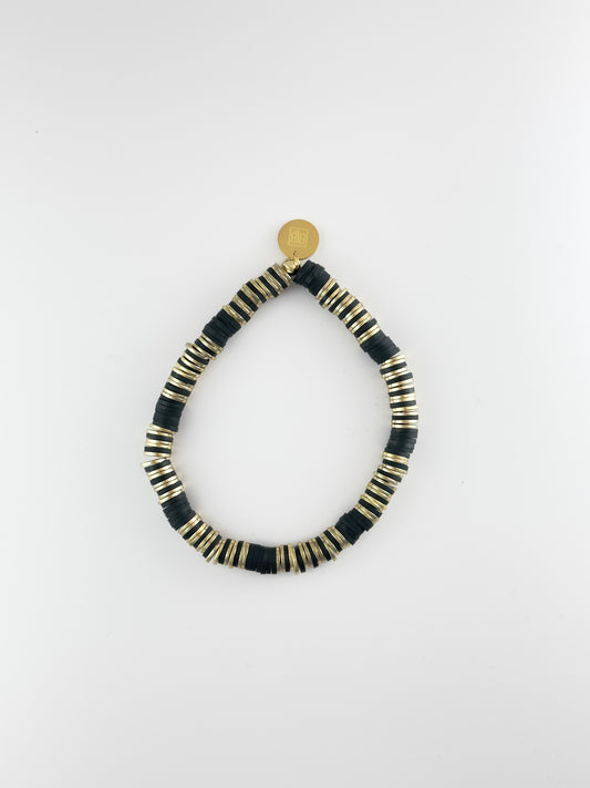 Love Em Black/Gold Bracelet