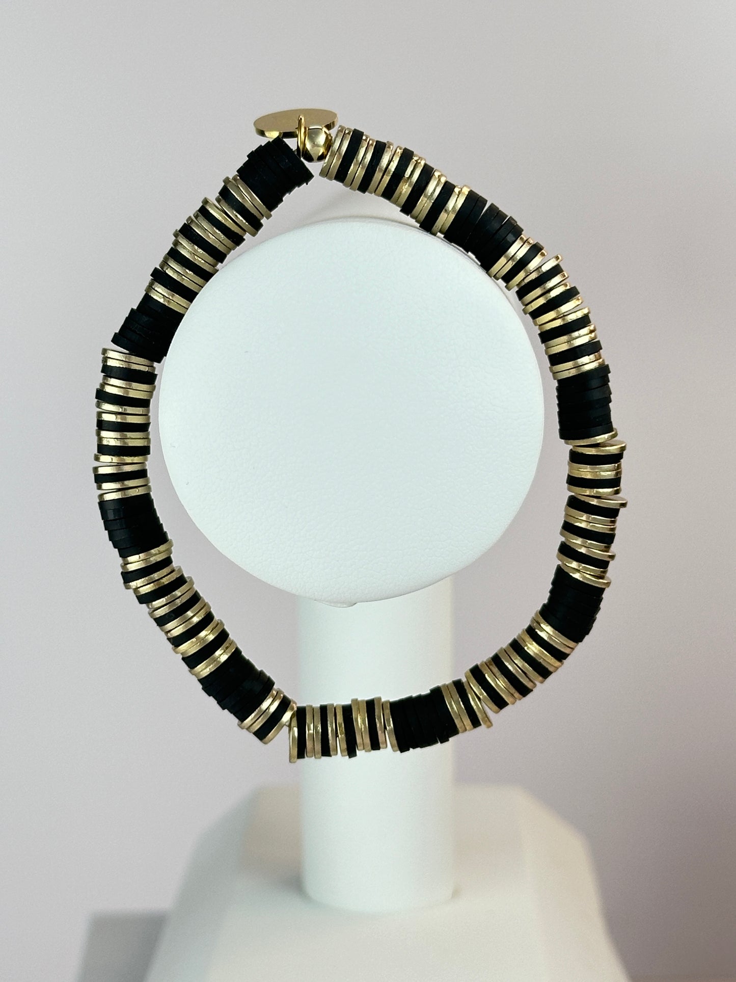 Love Em Black/Gold Bracelet