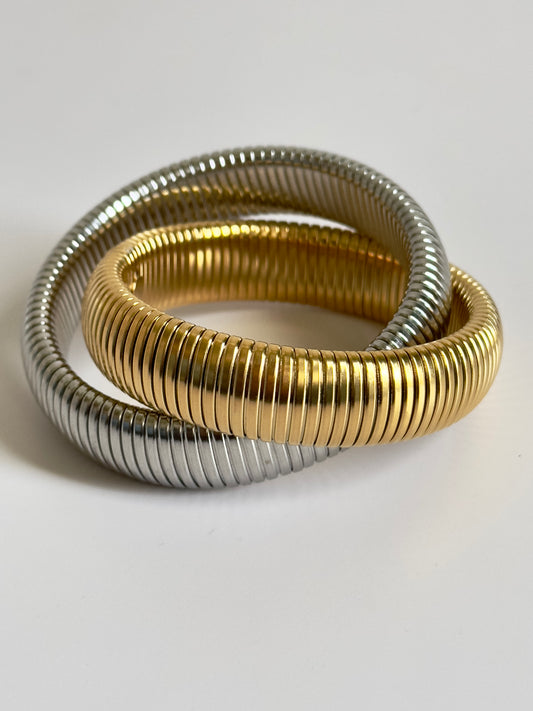 Gold/Silver Twist Bracelet