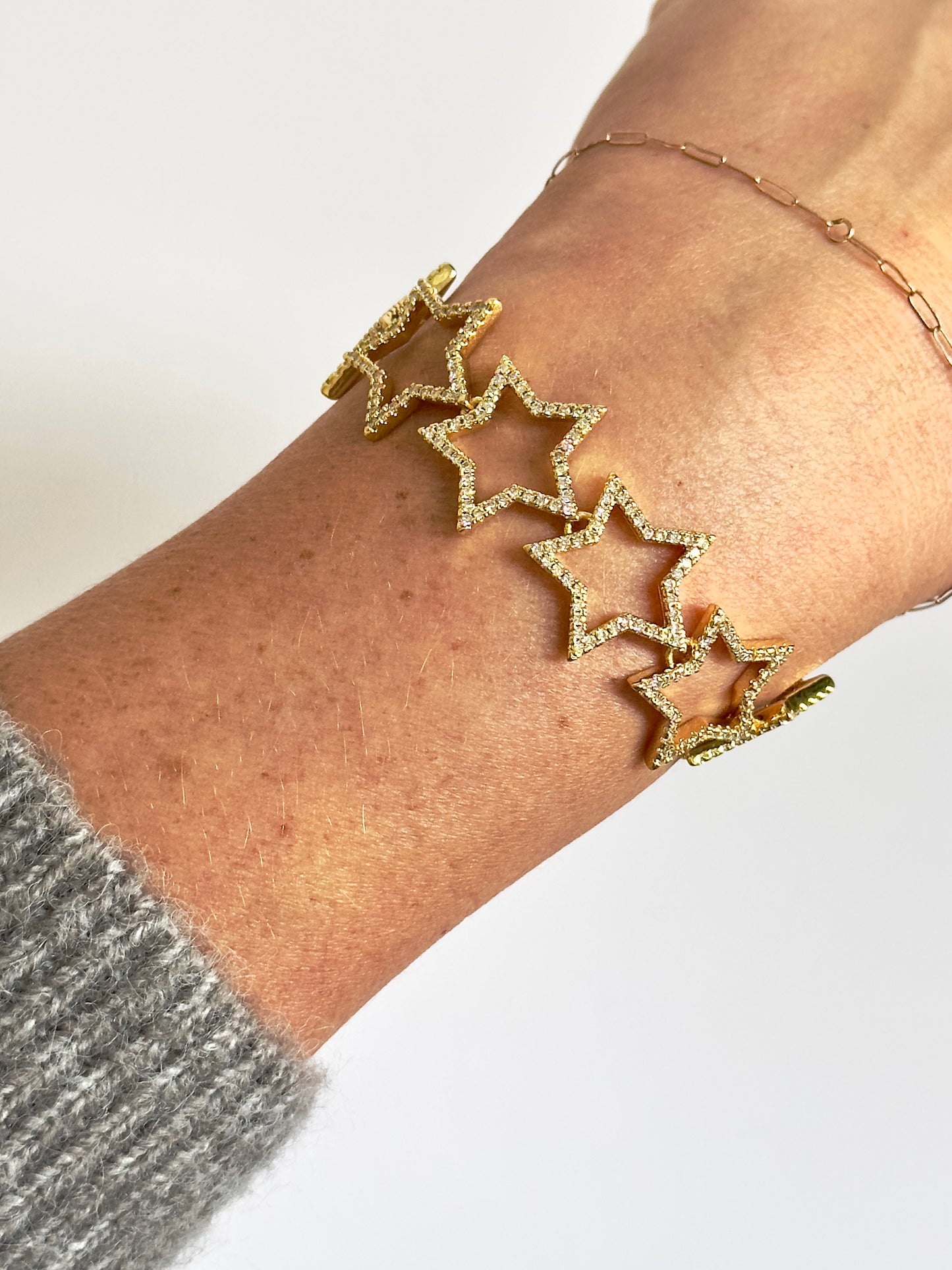 Gold Star Shine Bracelet