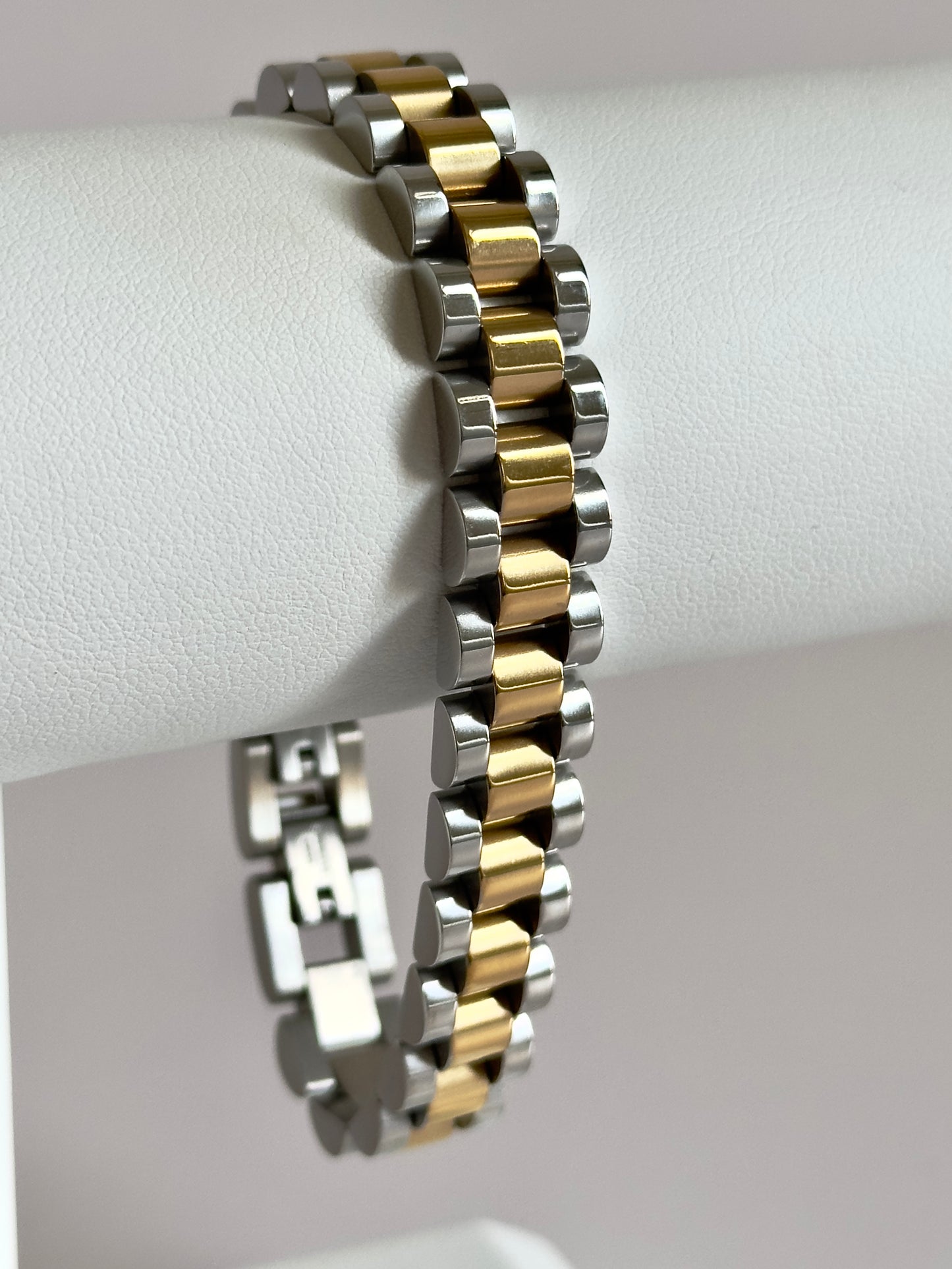 2-Tone Watch Bracelet