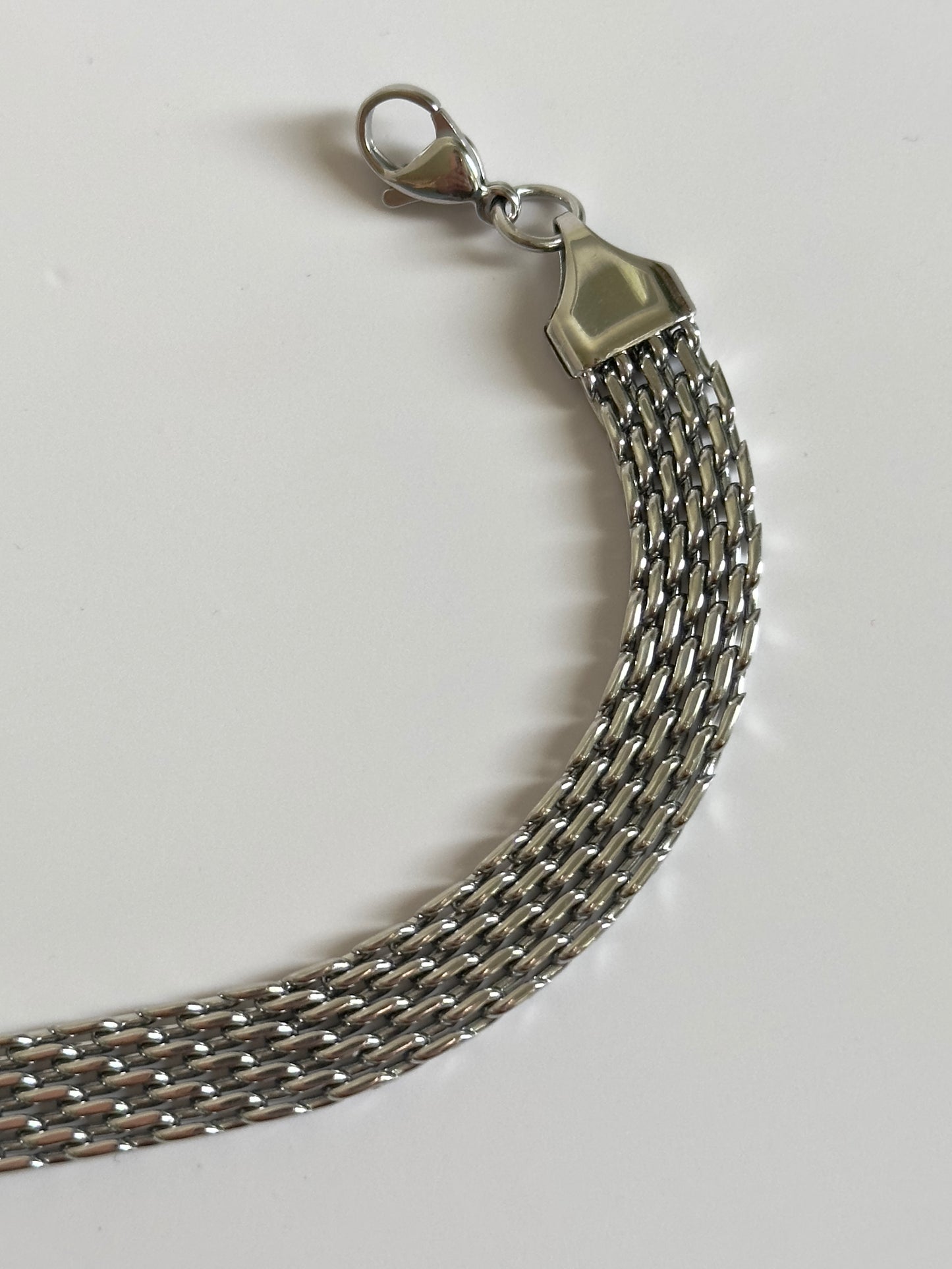 Silver Braided Bracelet