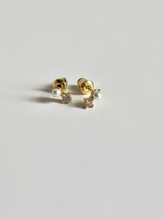 Tiny Pearl Studs