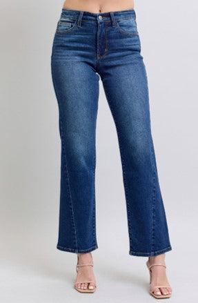 Jolie High Rise Side Seam Straight Jean (FINAL SALE ITEM)